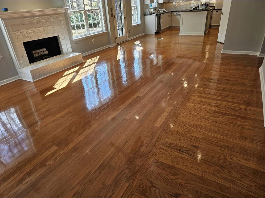 glossy floors